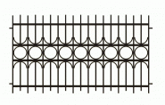 Забор исполнение М11