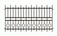 Забор исполнение М15