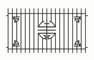 Забор исполнение М25