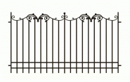 Забор исполнение М26